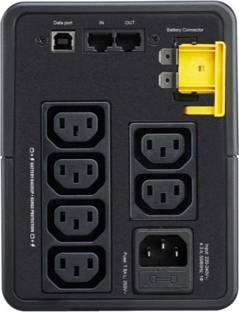 APC Back-UPS, 950VA, 6x C13, USB