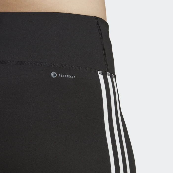 adidas Train Essentials 3-Streifen High-Waisted große Größen Hose 7/8 black (Damen)