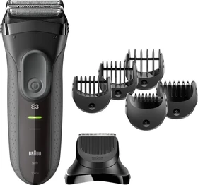 Braun Series 3 3000BT mit Präzisionstrimmer grau