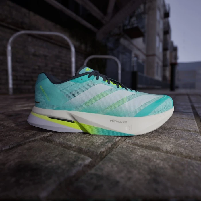 adidas Adizero Boston 13 flash aqua/cloud white/lucid lemon (Herren)