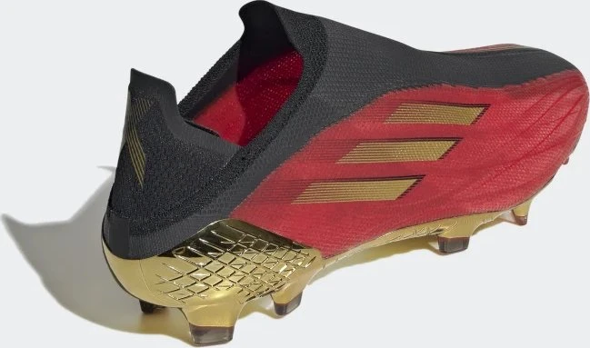 adidas X Speedflow+ FG vivid red/gold metallic/core black