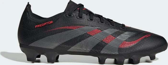 adidas Predator 24 League Low MG core black/grey four/lucid red