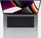 Apple MacBook Pro 16.2", Space Gray, M1 Pro - 10 Core CPU / 16 Core GPU, 32GB RAM, 1TB SSD, DE [2021] Vorschaubild