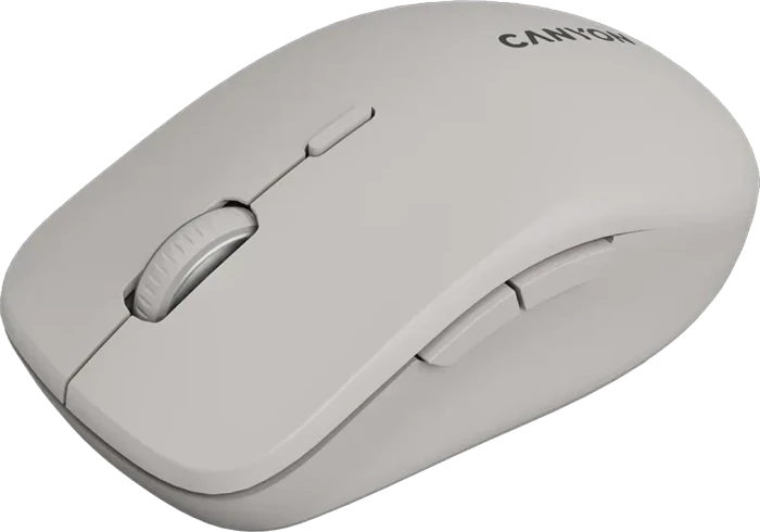 Canyon MW-12 Silent Wireless Mouse grau, USB/Bluetooth