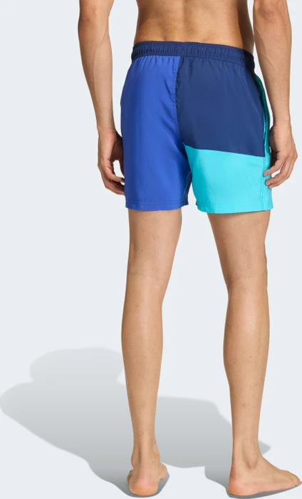 adidas Colorblock 5 Inch Badeshorts lucid cyan/semi lucid blue (Herren)