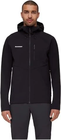 Mammut Ultimate Comfort SO Hooded Funktionsjacke schwarz (Herren)