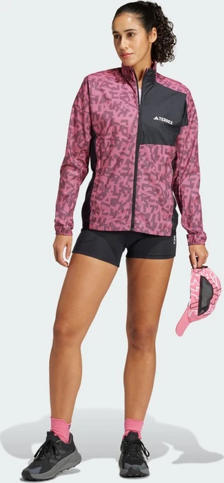 adidas Terrex Trail Running Laufjacke pink fusion/aurora black (Damen)