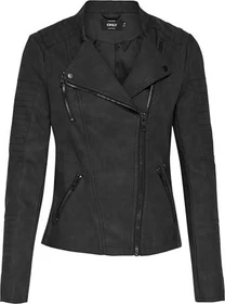ONLY Ava Kunstleder Jacke schwarz (Damen)