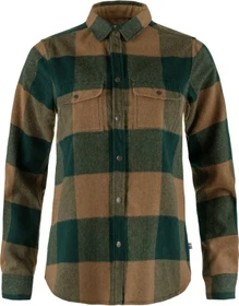 Fjällräven Canada Hemd langarm deep patina/buckwheat brown (Damen)