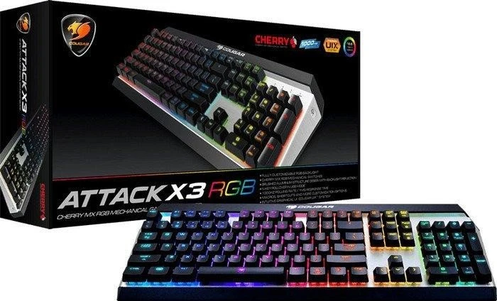 Cougar Attack X3 RGB, MX RGB RED, USB, DE