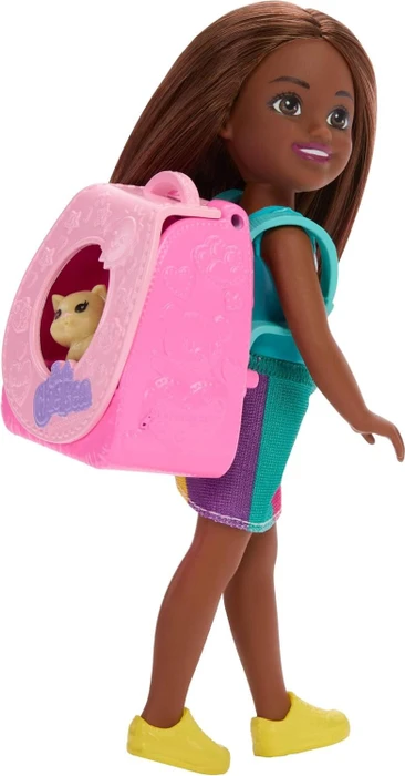 Mattel Barbie - Chelsea Family & Friends Spielspaß-Katzenrucksack Chelsea