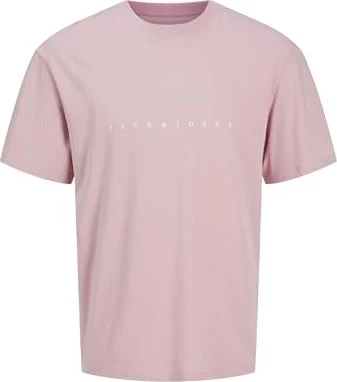 Jack & Jones Logo T-Shirt kurzarm pink nectar (Herren)
