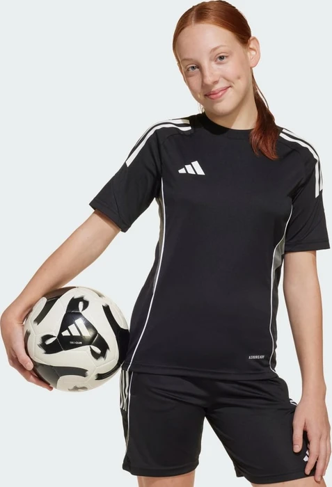 adidas Tiro 25 Competition Trikot kurzarm black/team grey four (Junior)