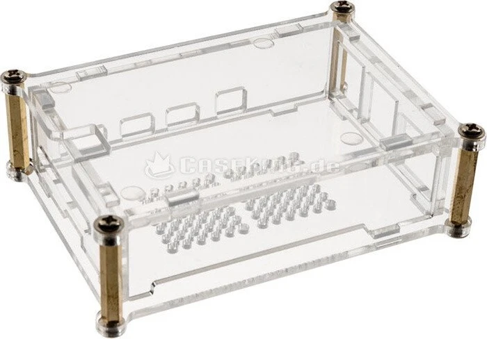 Joy-iT Acrylgehäuse für Raspberry Pi 4, transparent
