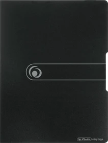 Herlitz easy orga to go Sichtbuch, A3, schwarz, inkl. 20 Klarsichthüllen