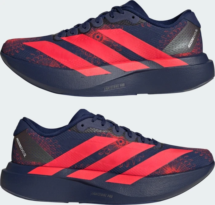 adidas Adizero Evo SL dark blue/lucid red/muted purple (Damen)