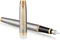 Parker IM brushed metal/gold trim, rechte Hand, fein, Geschenkbox Vorschaubild