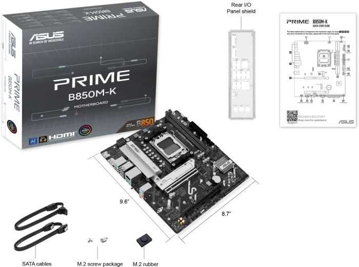 ASUS Prime B850M-K (AMD AM5)
