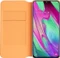 Samsung Wallet Cover für Galaxy A40 weiß Vorschaubild
