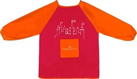 Faber-Castell Malschürze für Kinder, rot/blau