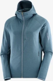 Salomon Essential Lightwarm Hooded Funktionsjacke midnight navy (Damen)