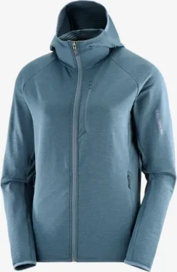 Salomon Essential Lightwarm Hooded Funktionsjacke midnight navy (Damen)