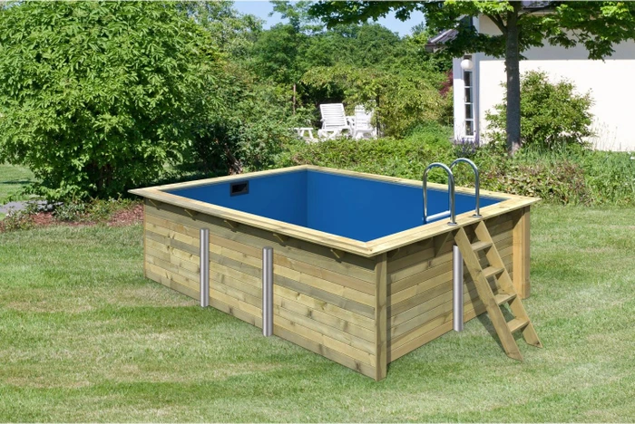Karibu Rechteck Pool 2 Frame Pool 396x308cm