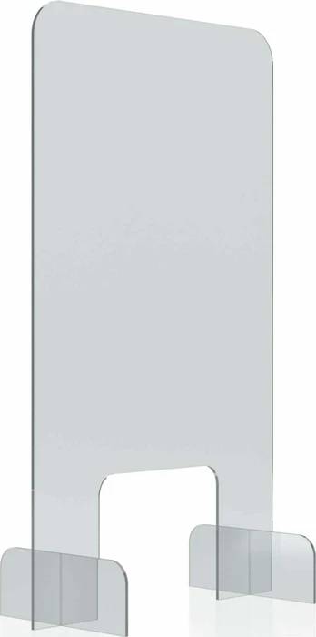 Magnetoplan Hygieneschutz Thekenaufsatz Acryl-Hygienewand, transparent, 50x85cm