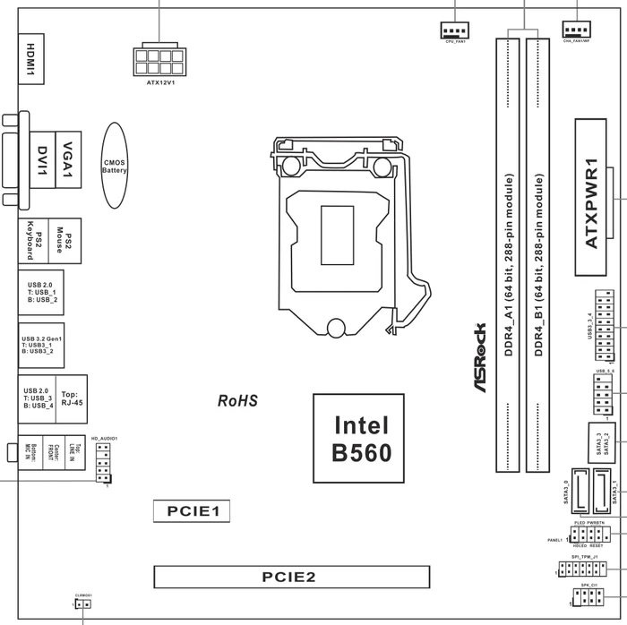 ASRock B560M-HDV R3.0 (Intel 1200)