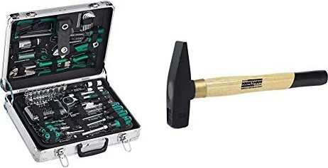 Mannesmann M29072 Handwerkzeugset inkl. Koffer, 124-tlg.
