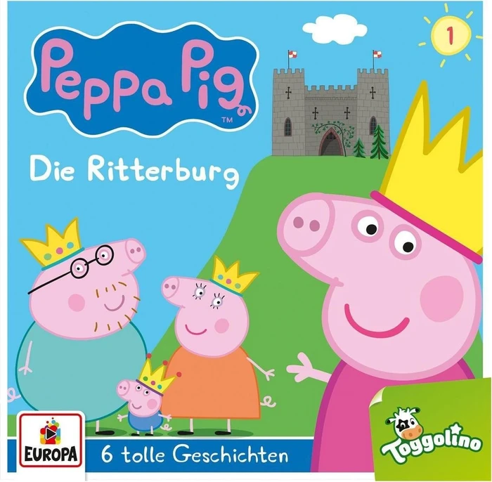 Peppa Pig CD 1 - Die Ritterburg (und 5 weitere Geschichten)