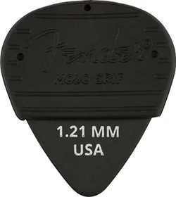 Fender Mojo Grip Dura-Tone Delrin Picks Black 1.21mm, 3-Pack