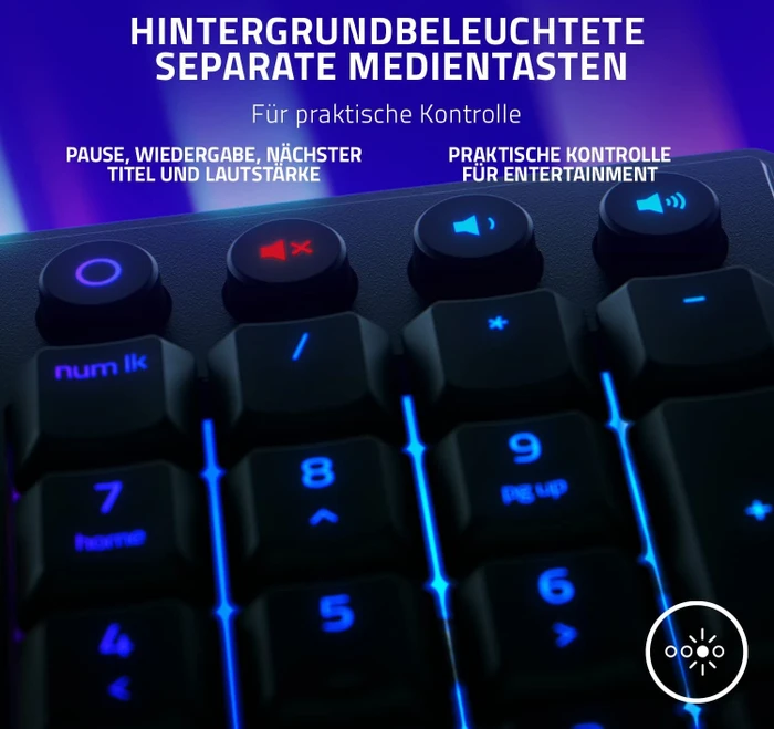 Razer Ornata V3, 10 RGB Zonen, USB, DE