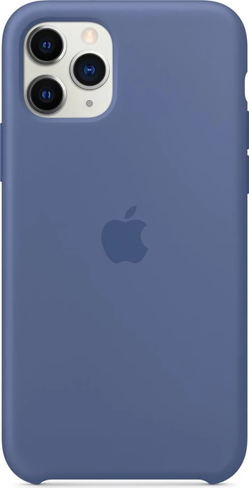 Apple Silikon Case für iPhone 11 Pro leinenblau