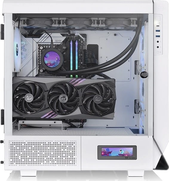 Thermaltake LCD Panel Kit 3.9" für Thermaltake Ceres Series/Thermaltake Ceres 300/Thermaltake Ceres 500, Monitor Kit, Snow
