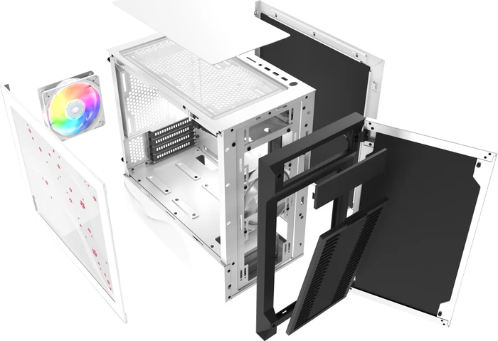 Cooler Master Silencio S400 Sakura Limited Edition, Glasfenster, schallgedämmt