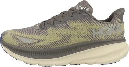 Hoka Clifton 9 Gore-Tex gravel/eggshell (Herren)