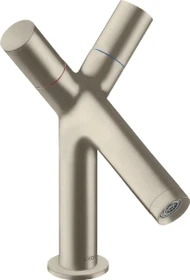 Hansgrohe Axor Starck 80 mit Ablauffernbedienung brushed nickel