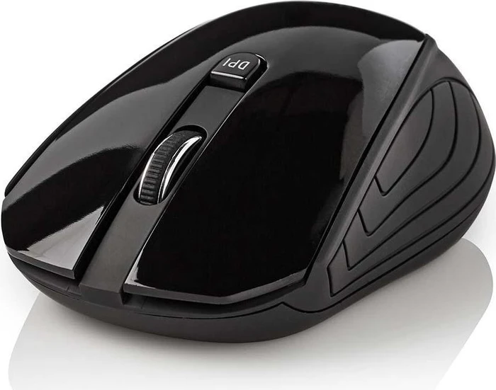 Nedis wireless Mouse, schwarz, USB