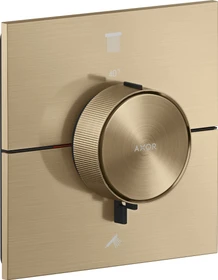 Hansgrohe Axor ShowerSelect ID eckig Thermostat für 2 Verbraucher brushed bronze