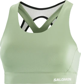 Salomon Cross Run Sport-BH lily pad (Damen)