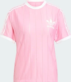 adidas Adicolor 3-Streifen Pinstripe T-Shirt kurzarm bliss pink (Damen)
