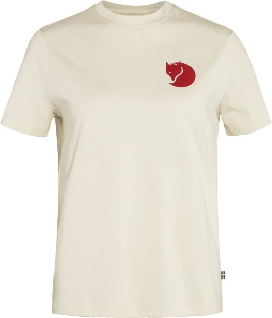 Fjällräven Fox Boxy Logo Funktionsshirt kurzarm chalk white (Damen)