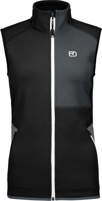 Ortovox Fleece Funktionsweste black raven (Damen)