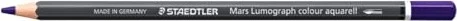 Staedtler Mars Lumograph colour aquarell 104 Aquarellstift violett, Kartonetui, 6er-Pack