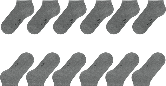 Falke Happy Socken light greymel., 6 Paare (Damen)