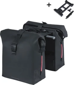 Basil SoHo Nordlicht MIK Doppeltasche Gepäcktasche night black