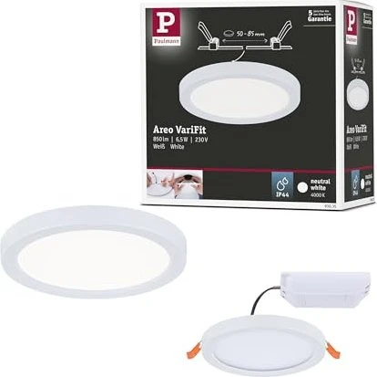 Paulmann Areo VariFit Einbaupanel rund 6.5W weiß