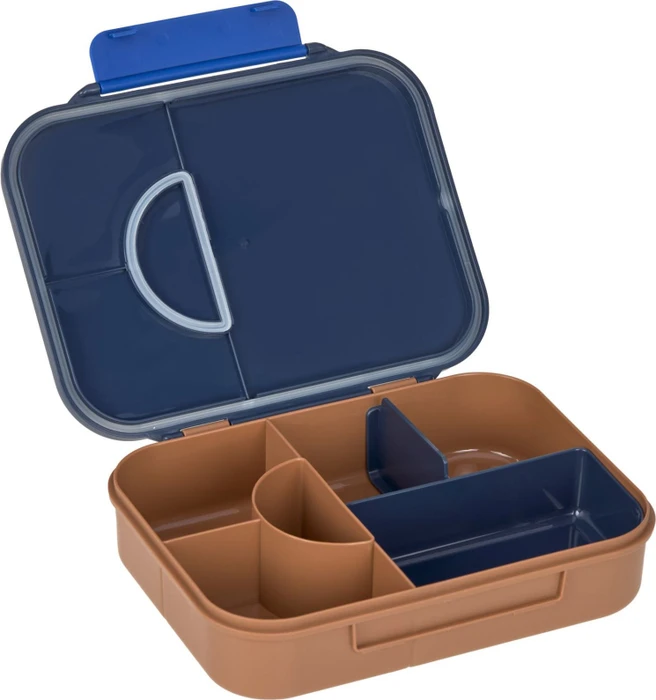 Lässig Bento Brotdose Little Gang Smiley blau