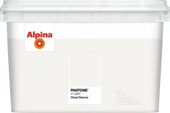 Alpina Farben Pantone Innenfarbe 11-4201 cloud dancer, 2.5l